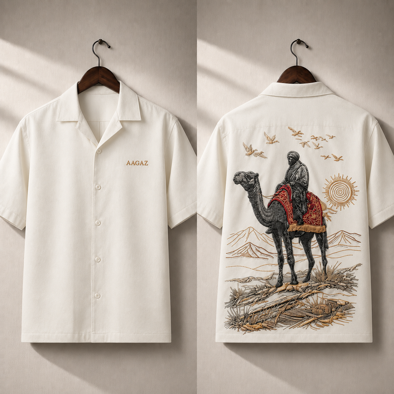 Aagaz Signature Embroidered Shirt