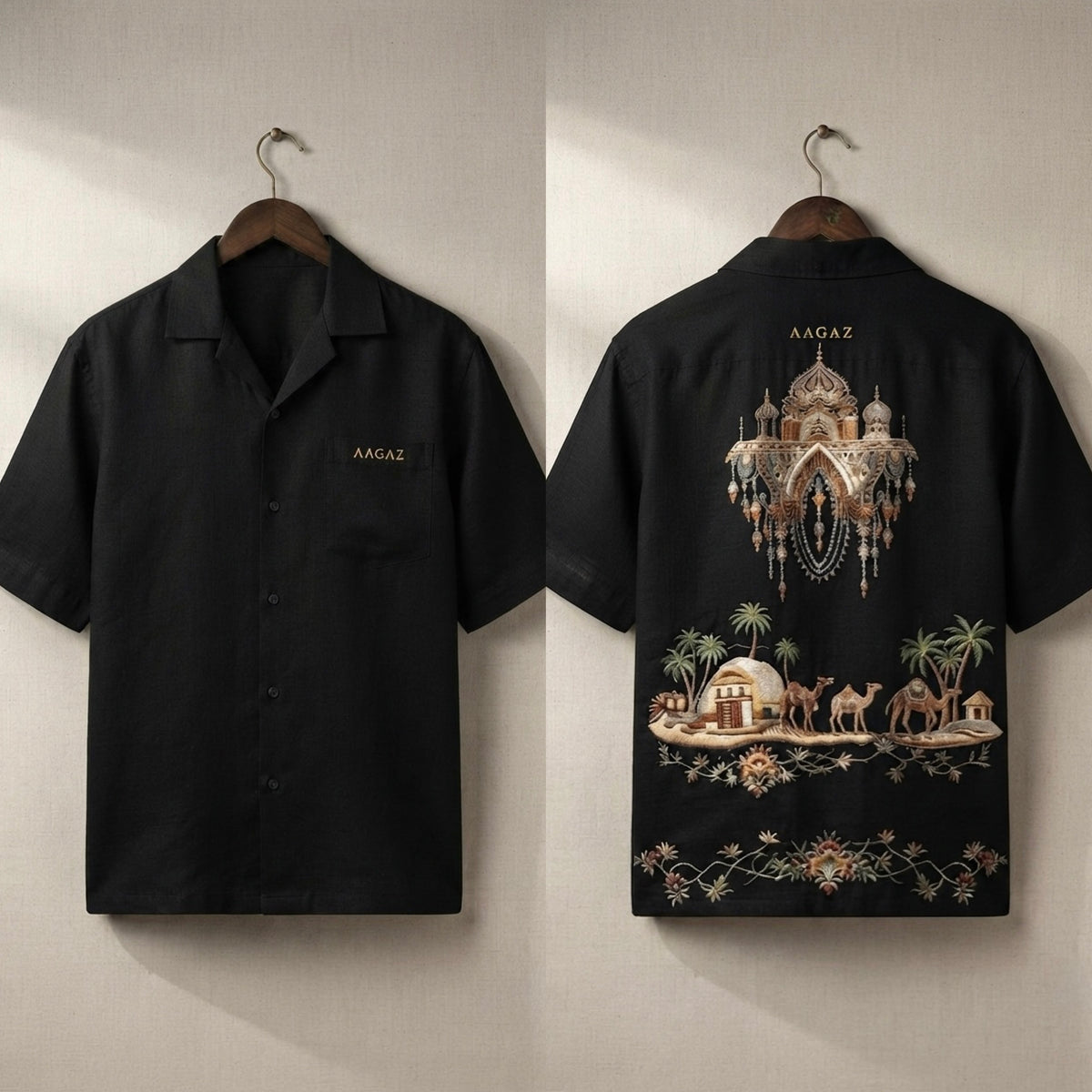 Aagaz Signature Embroidered Shirt